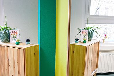 Blick in ein Zimmer