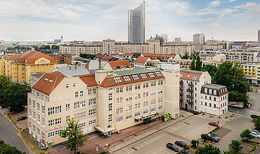 Das historische Gebäude, in dem sich nun die Berufsfachschule für Logopädie befindet. 